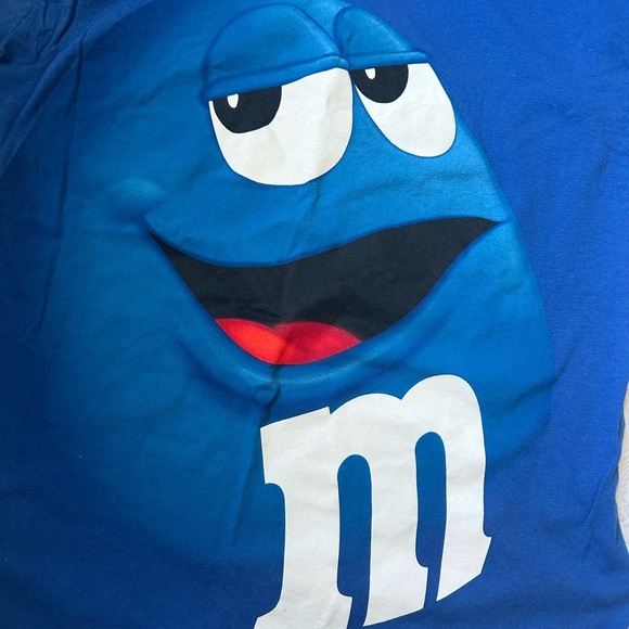 M&M'S Blue Short Sleeve Tee with Iconic Character - Picture 4 of 8